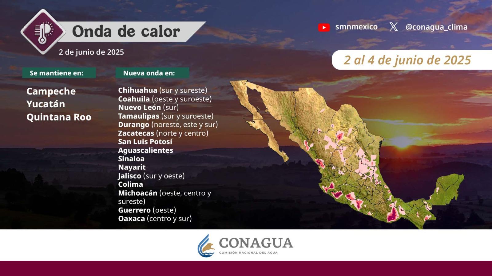 $!Inicia en Sinaloa nueva onda de calor; advierten temperaturas de hasta 45 grados este lunes