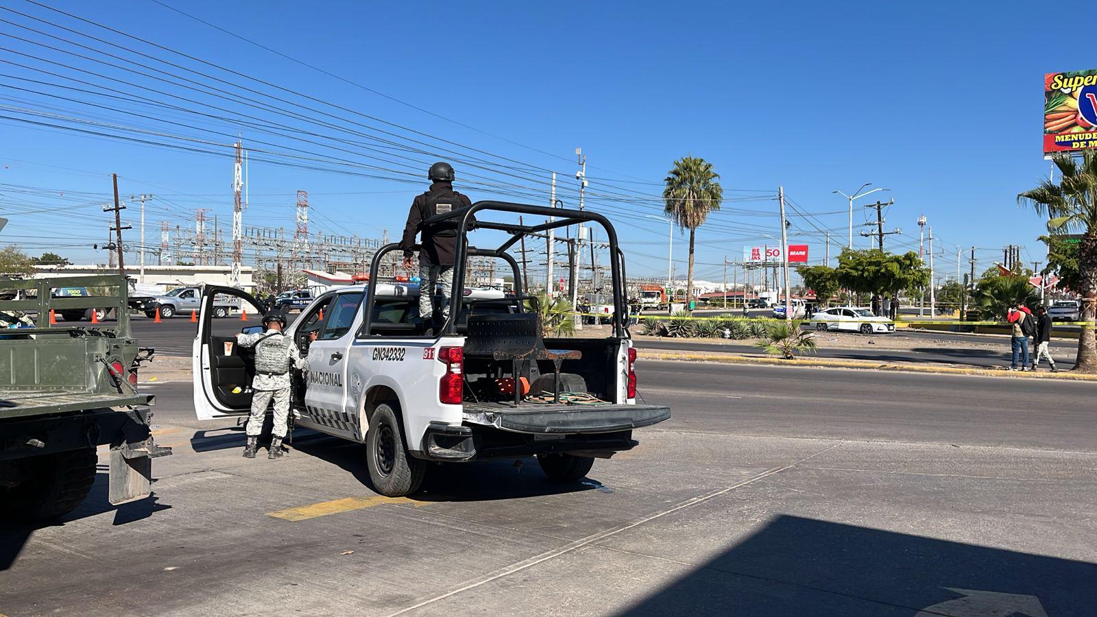 $!Agresión a personal de la Fiscalía deja un agente muerto y otro herido al sur de Culiacán