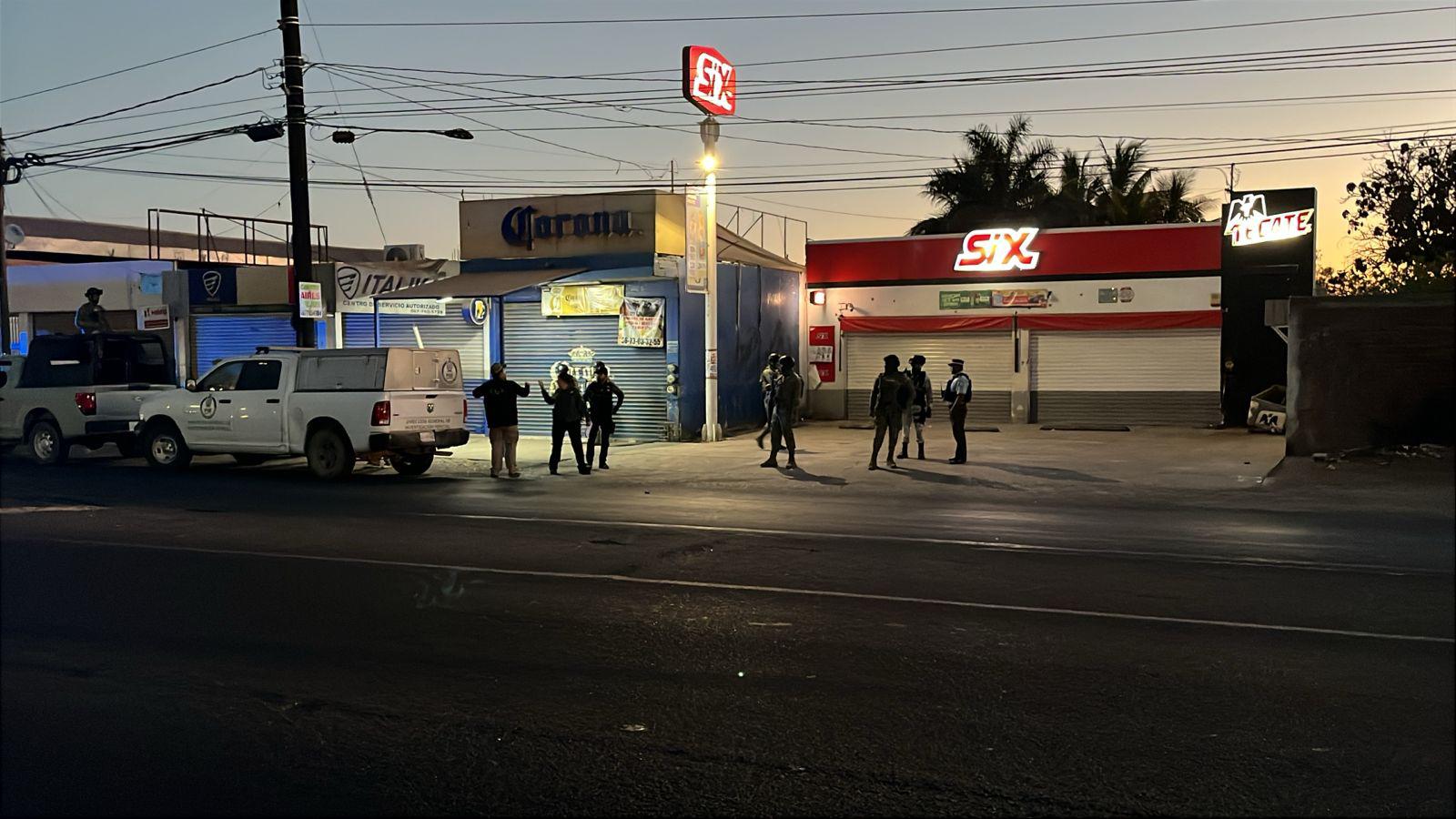 $!Hombres armados disparan contra negocio cervecero en el campo El Diez