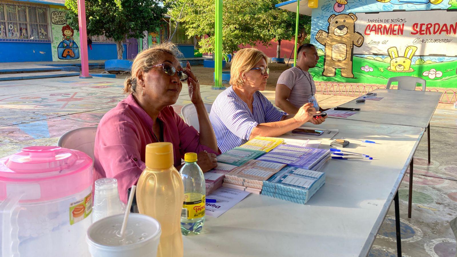 $!Tienen casillas de la colonia Juárez, en Mazatlán, poca participación en jornada electoral