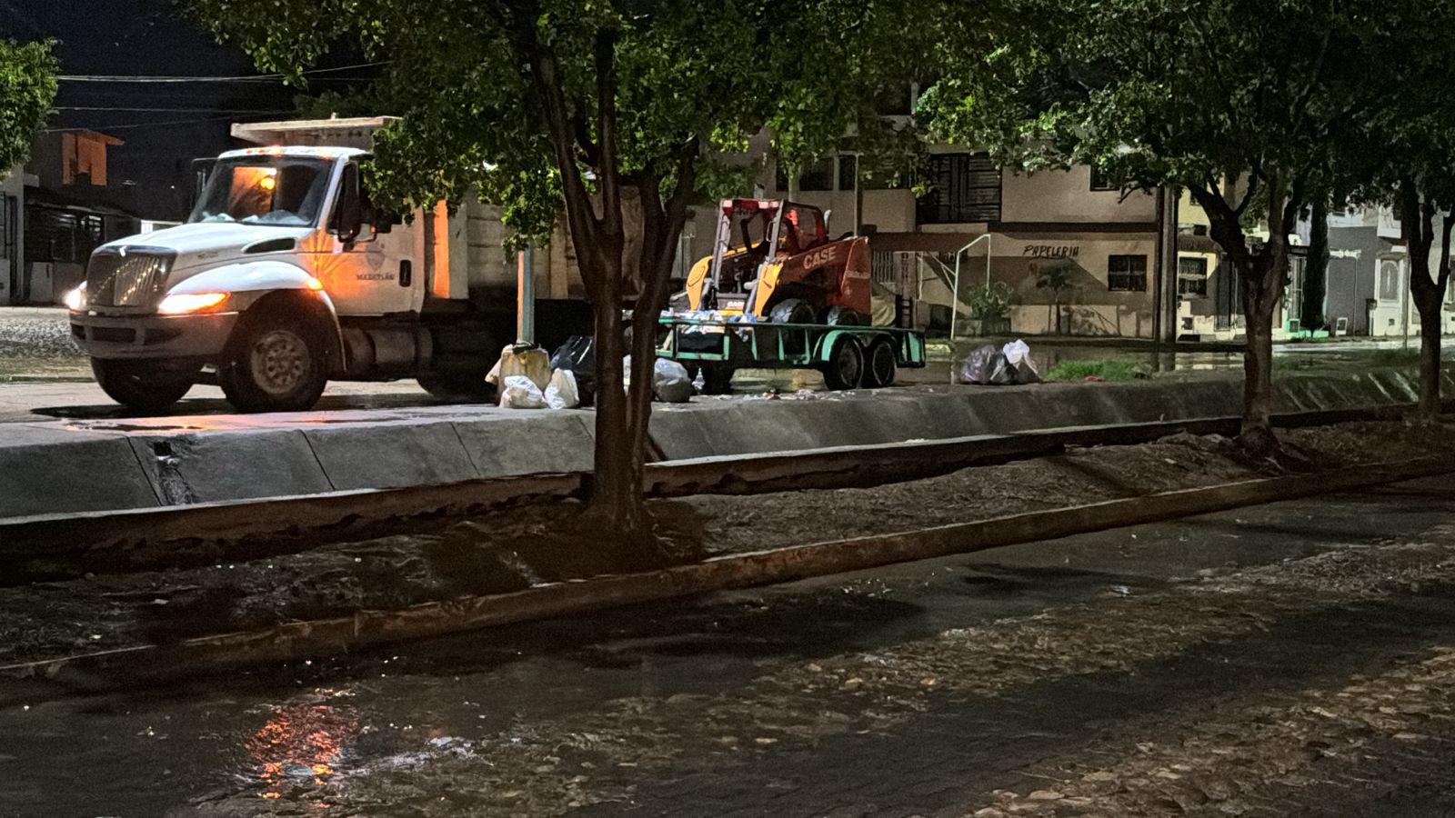 $!Recolectan 16 toneladas de desechos sólidos tras lluvias de esta noche del lunes