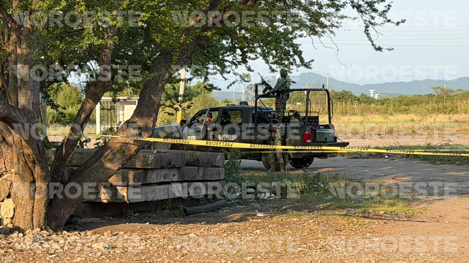 $!Balean a un hombre en la periferia de Villa Unión; lo trasladan grave a un hospital