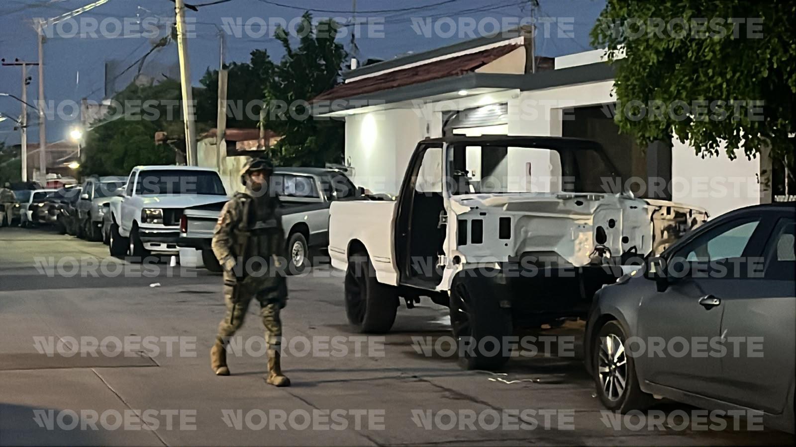 $!Balean taller de carrocería y hieren a un hombre en la Colonia Ampliación Pemex, en Culiacán