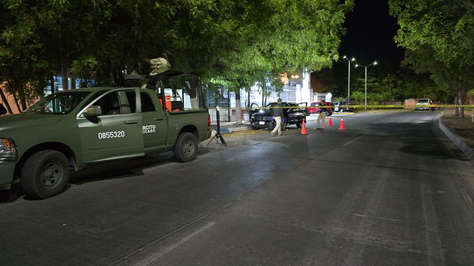 $!Ataque a balazos en el Malecón Nuevo de Culiacán deja un herido frente a canchas de pádel