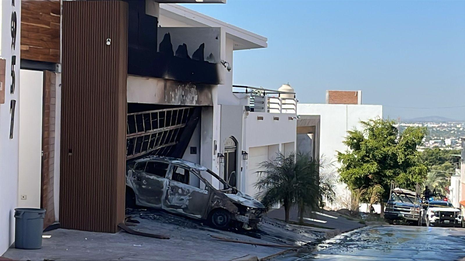 $!Balean e incendian otra vivienda en la colonia Colinas de San Miguel, en Culiacán