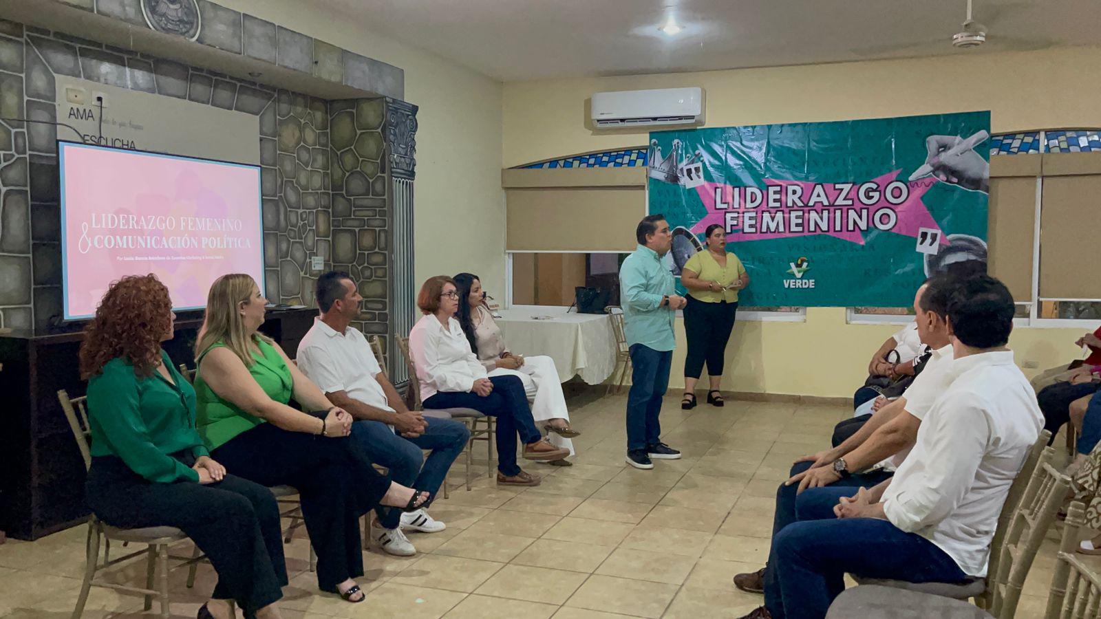 $!Partido Verde impulsa liderazgo femenino en Rosario con conferencia de comunicación política