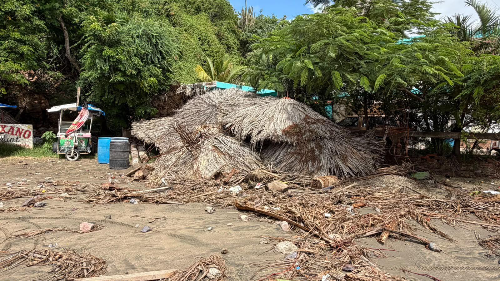 $!Fuerte oleaje por ‘Rachel’ deja daños y pérdidas económicas en la Isla de la Piedra