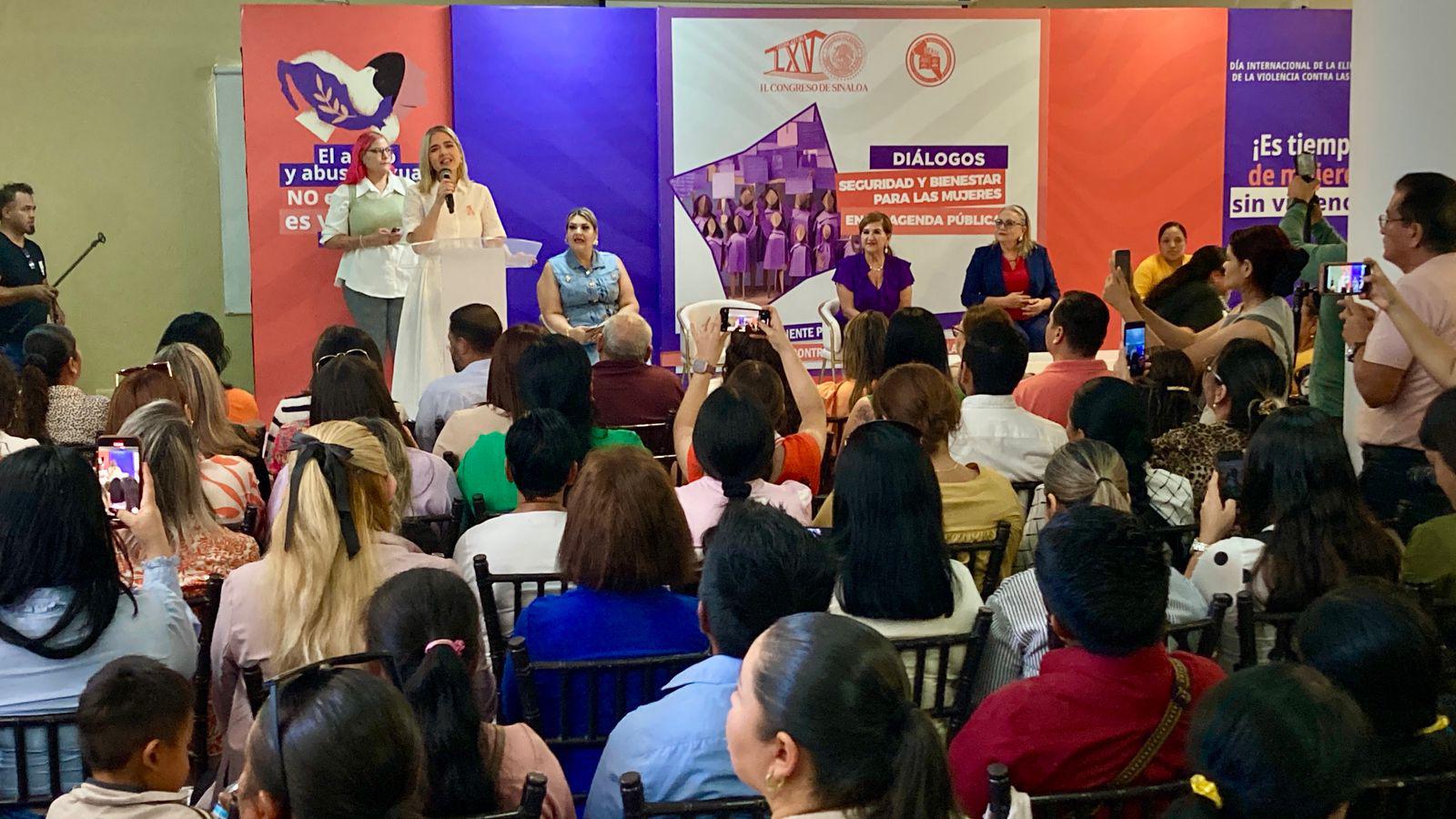 $!Celebran en Mazatlán conversatorio ‘Diálogos sobre Seguridad y Bienestar de las Mujeres en la Agenda Pública’