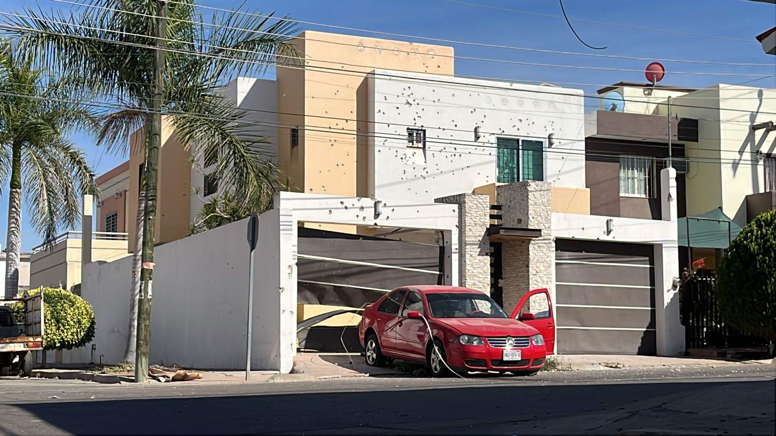 $!Balean dos viviendas en diferentes puntos de Culiacán