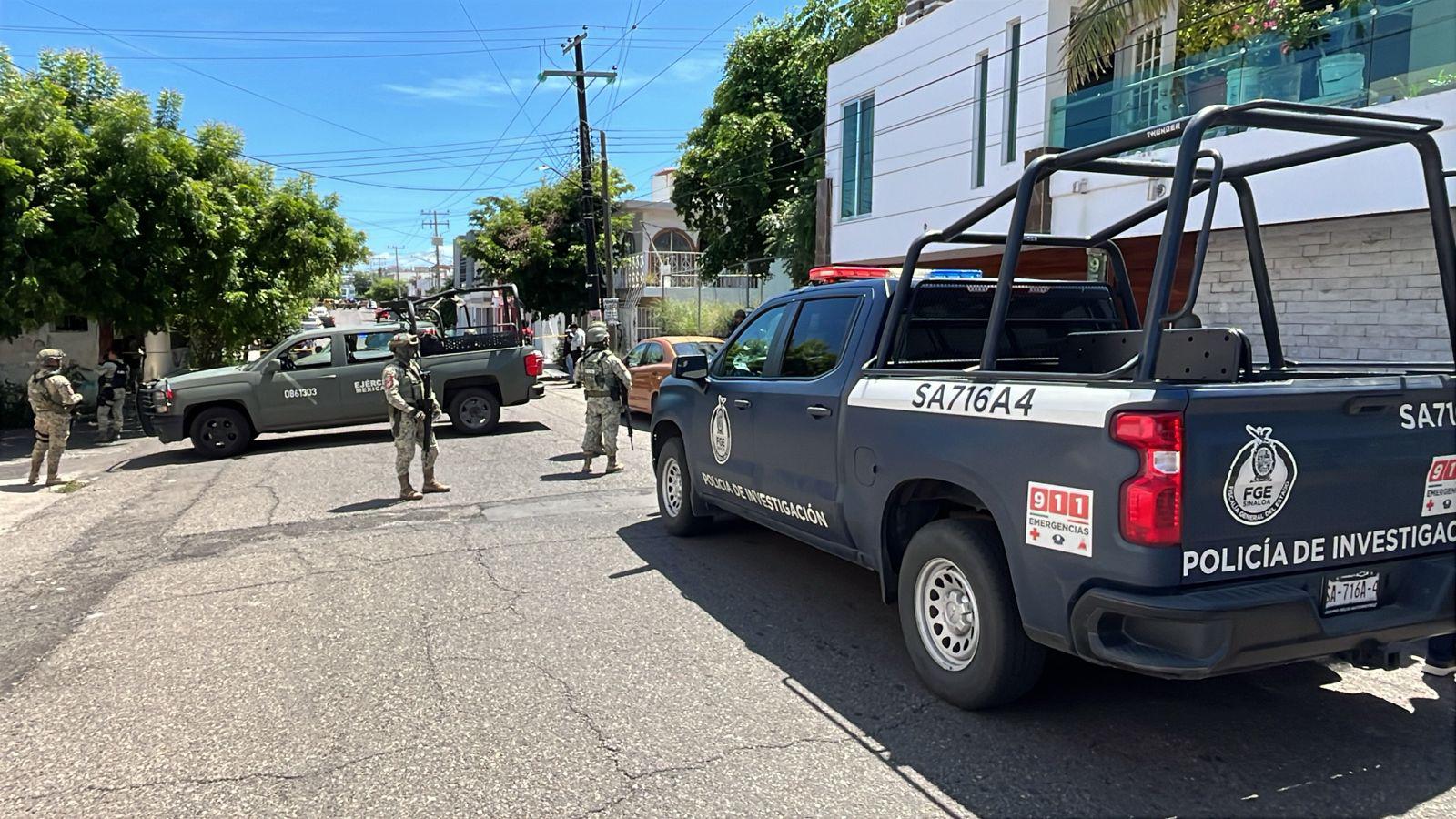 $!Balacera en Culiacán deja un muerto y múltiples daños en la colonia Morelos