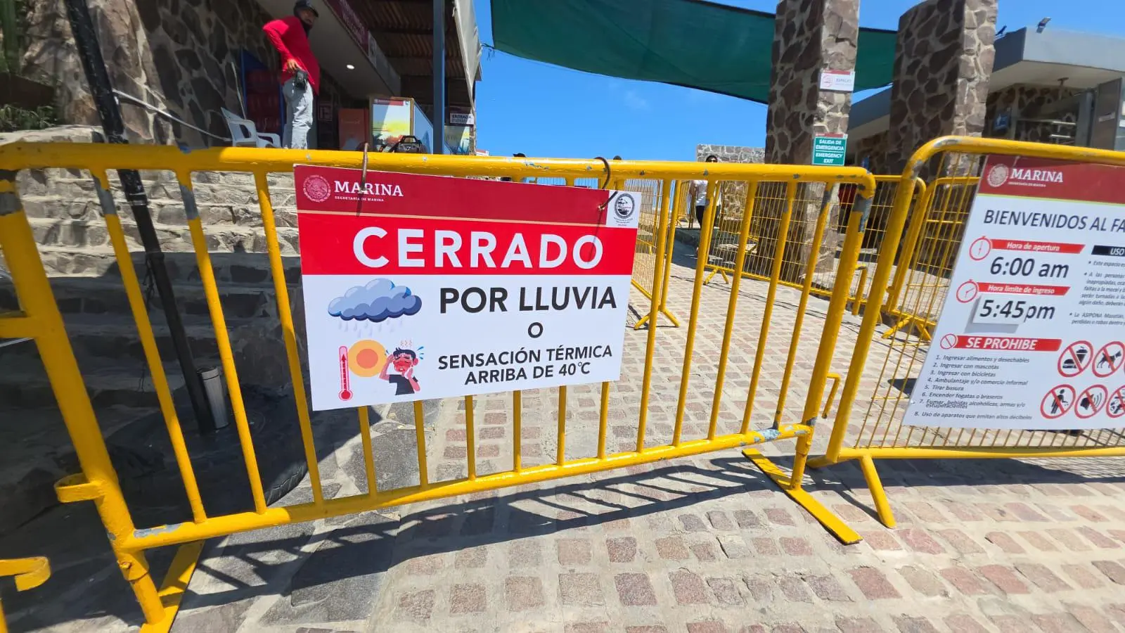 $!Cierran de nuevo ingreso al Faro de Mazatlán por las altas temperaturas