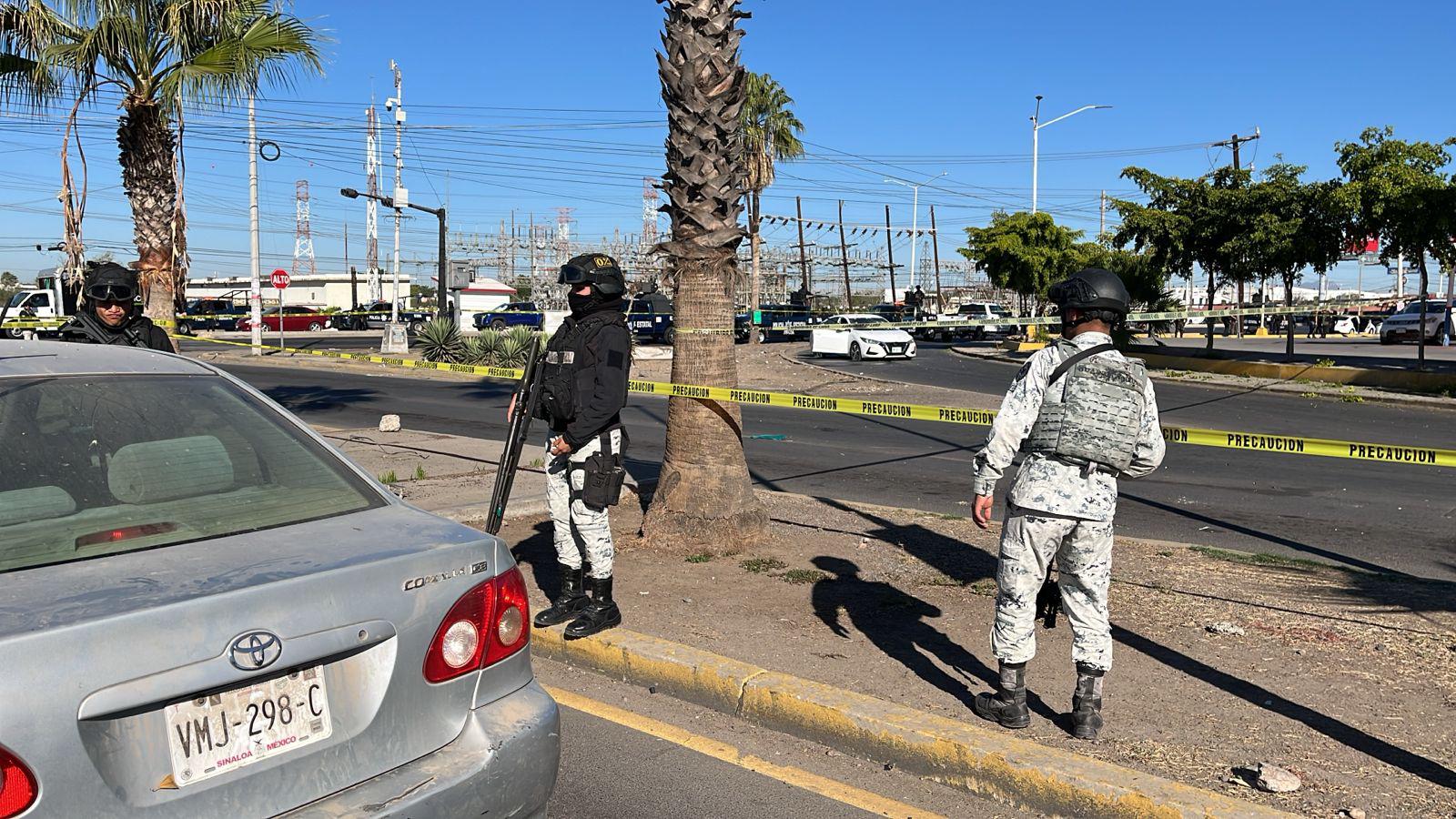 $!Agresión a personal de la Fiscalía deja un agente muerto y otro herido al sur de Culiacán