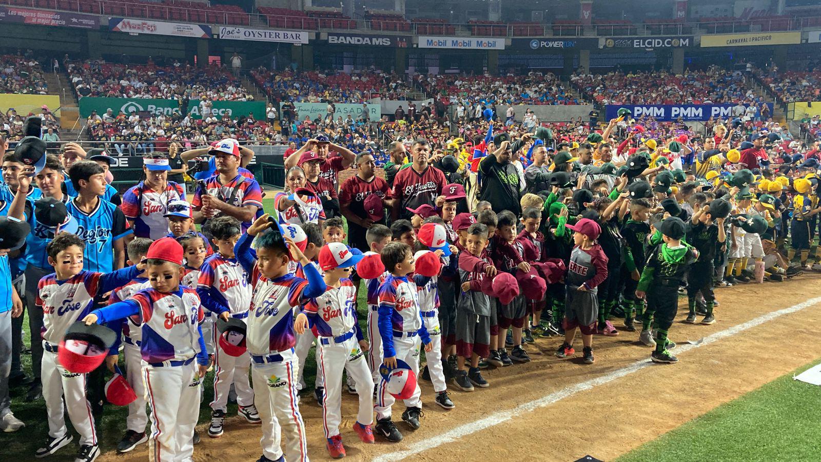 $!Arranca en Mazatlán el Torneo Nacional de Beisbol de Regiones Infantil Mayor y Escuelita