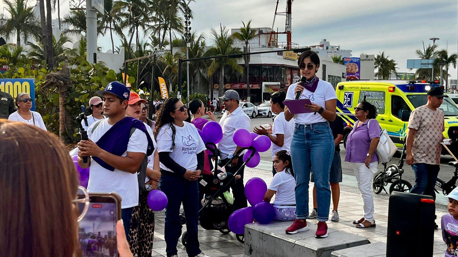 $!Marchan mazatlecos por los derechos de las personas con lupus