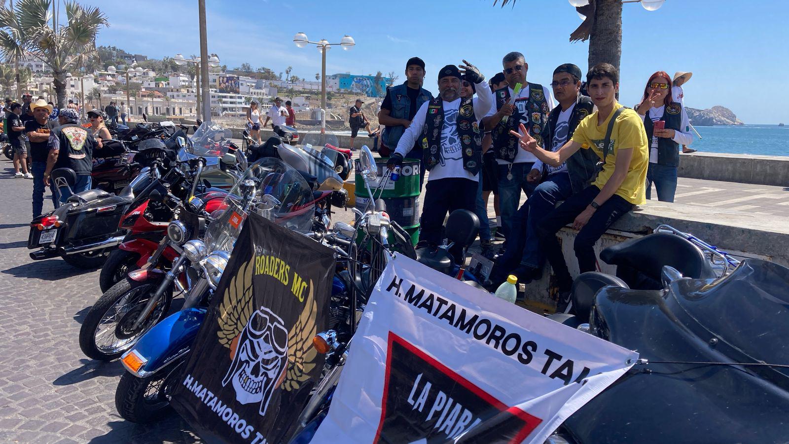 $!Disfrutan bikers de la comida de bienvenida de la Semana de la Moto Mazatlán 2025