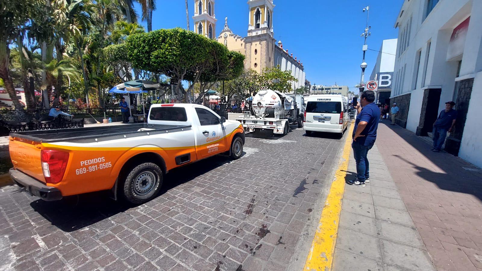 $!Gaseros protestan en Mazatlán y Culiacán por crisis laboral y tarifas insuficientes