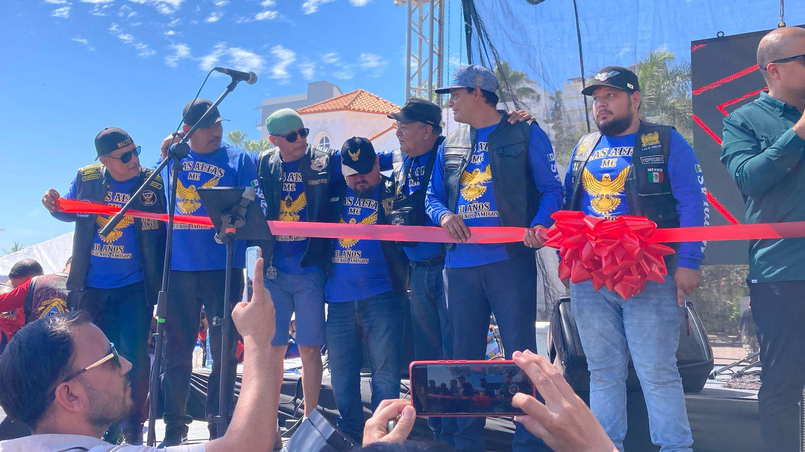 $!Disfrutan bikers de la comida de bienvenida de la Semana de la Moto Mazatlán 2025