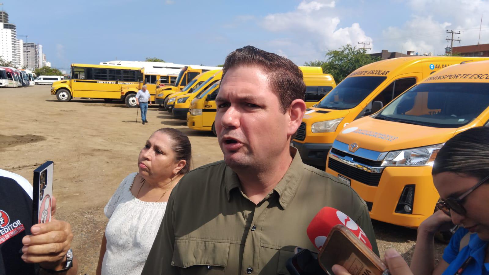 $!Inicia Vialidad y Transporte inspección integral de camiones escolares en Mazatlán