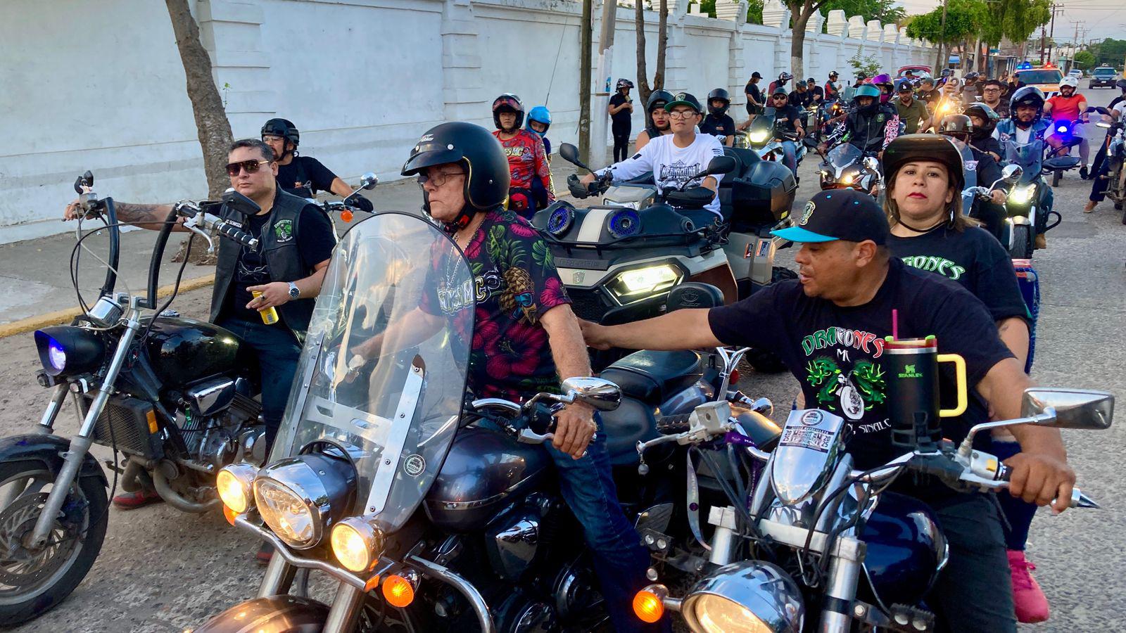 $!‘Bikers’ celebran peregrinación en honor a San Judas Tadeo en Mazatlán