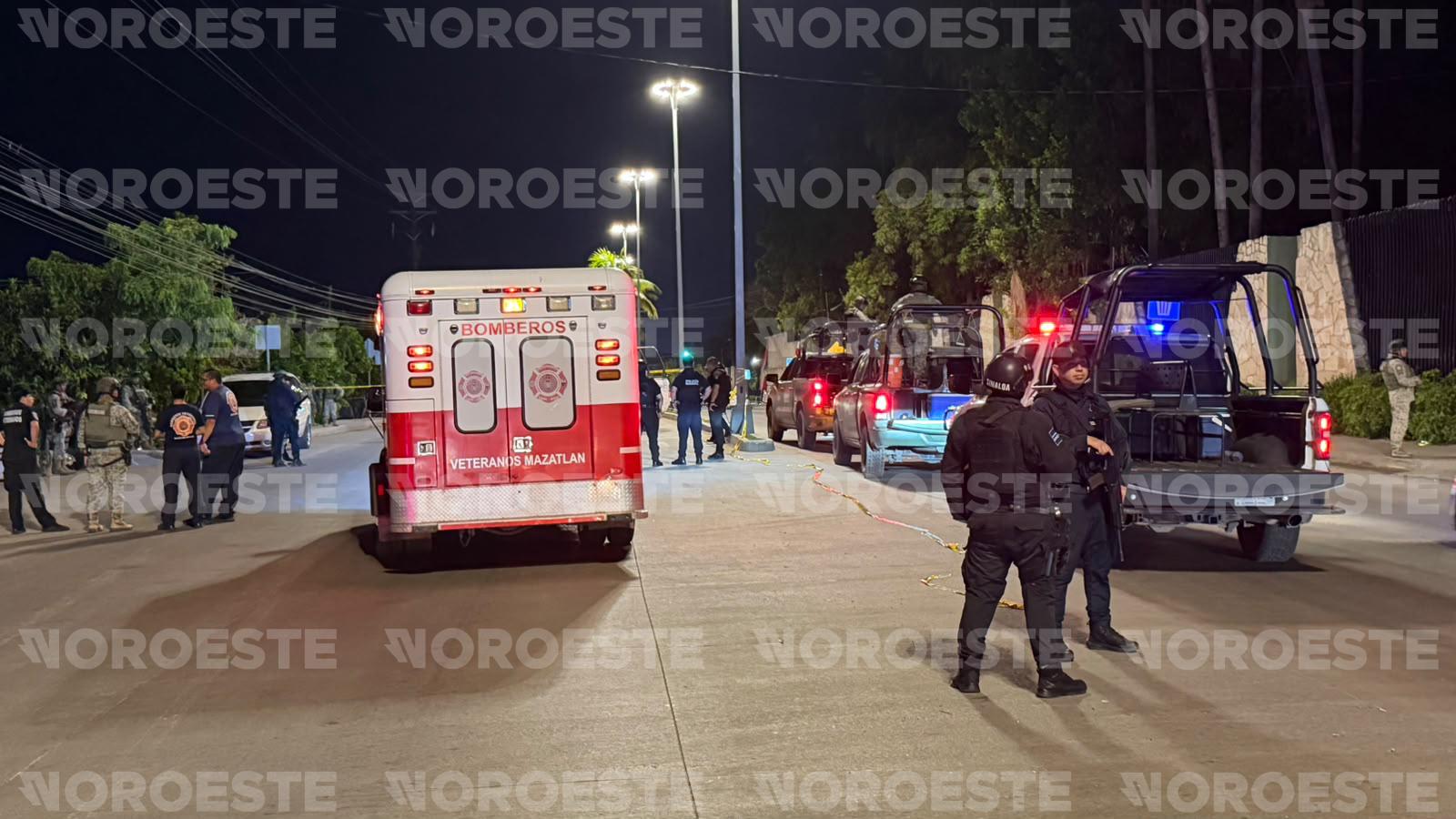 $!Persiguen y asesinan a balazos a un hombre frente a la Tercera Región Militar, en Mazatlán