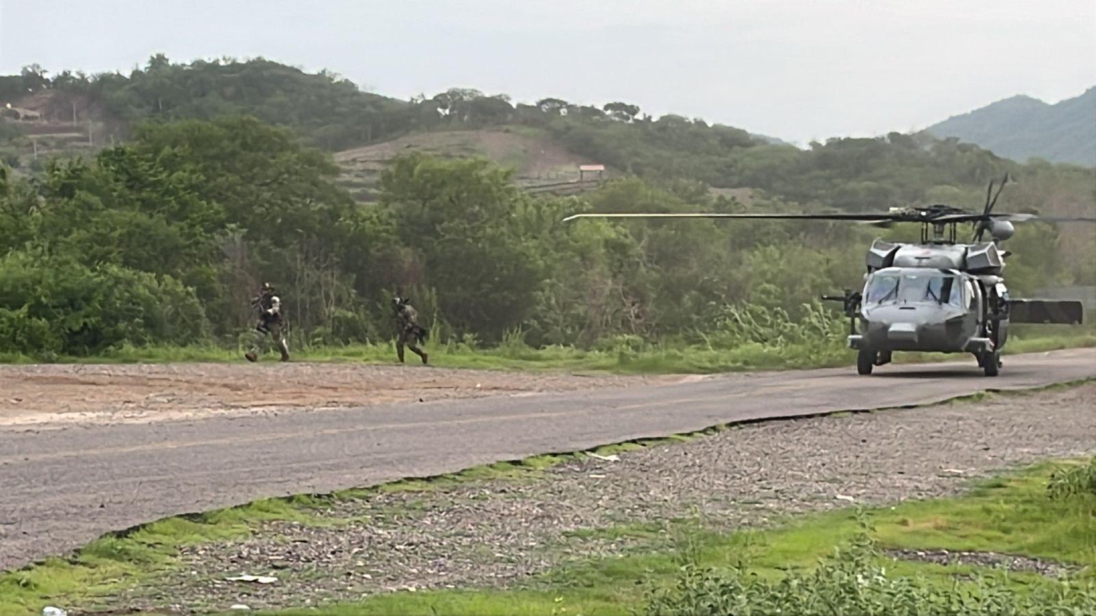 $!Dos muertos y un detenido tras presunto enfrentamiento entre civiles y la Marina en Alcoyonqui, Culiacán
