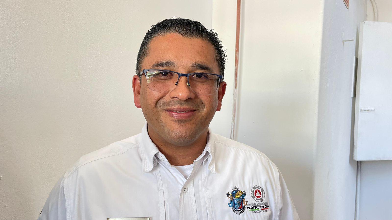$!Eloy Ruiz Gastélum, coordinador municipal de Protección Civil.