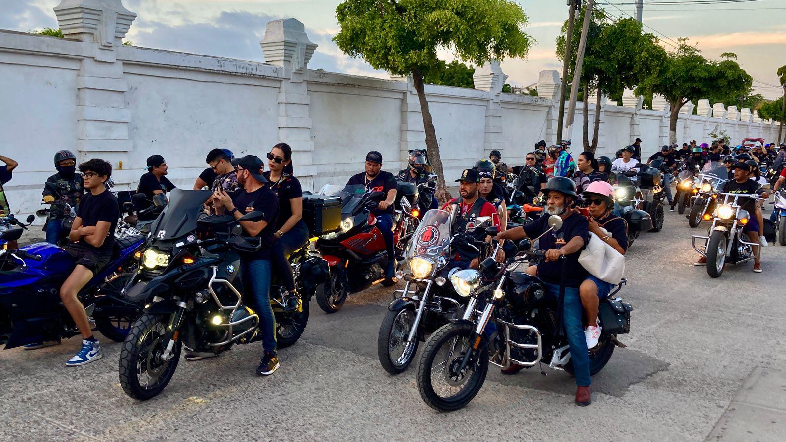$!‘Bikers’ celebran peregrinación en honor a San Judas Tadeo en Mazatlán
