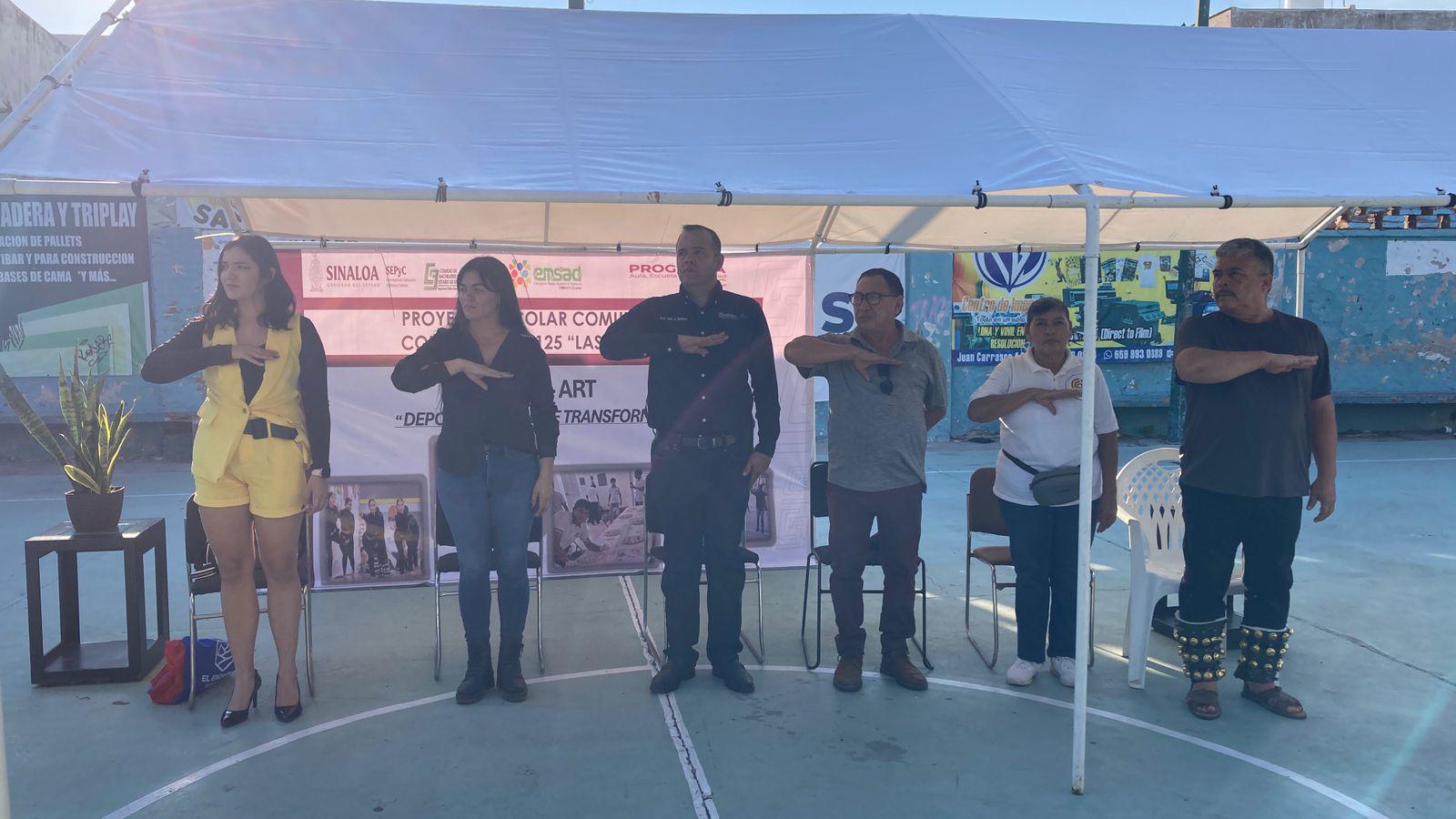 $!Celebran estudiantes y docentes de Cobaes comunidad Las Iguanas, Festival y kermés con causa en Mazatlán