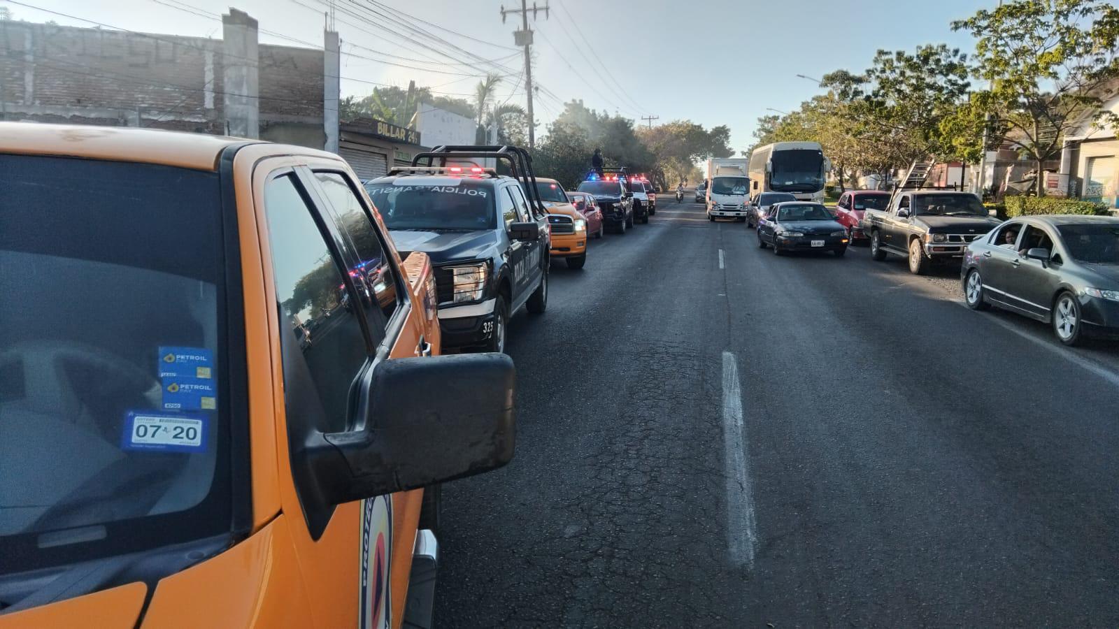 $!Motociclista muere arrollado durante una carambola en la Internacional a la altura de Urías