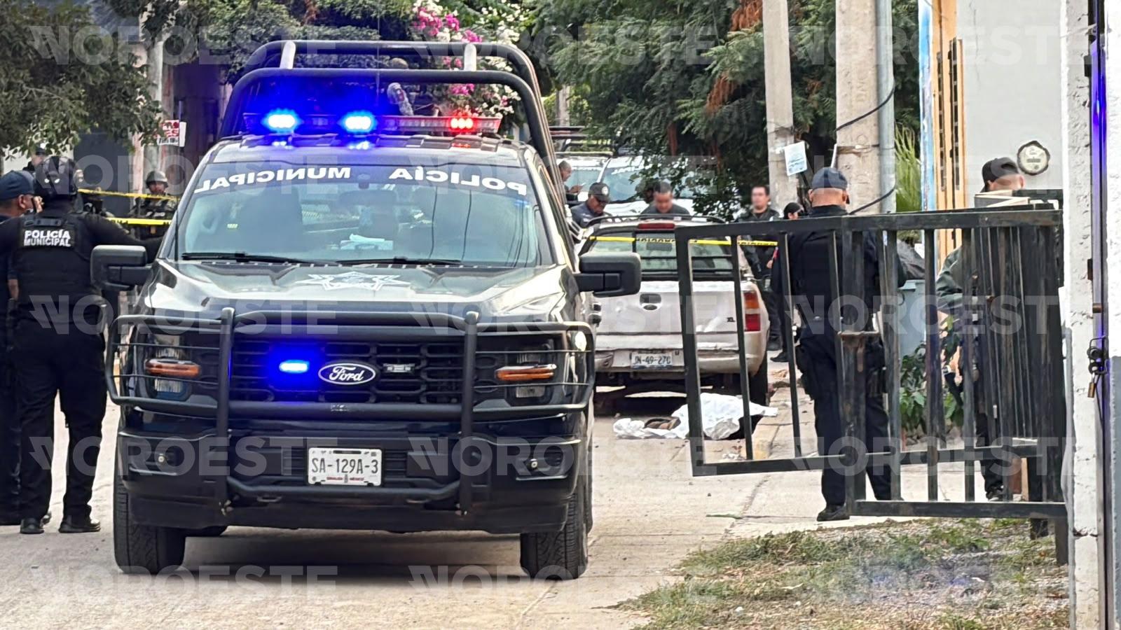 $!Matan a balazos un hombre en la colonia Allende, en Mazatlán