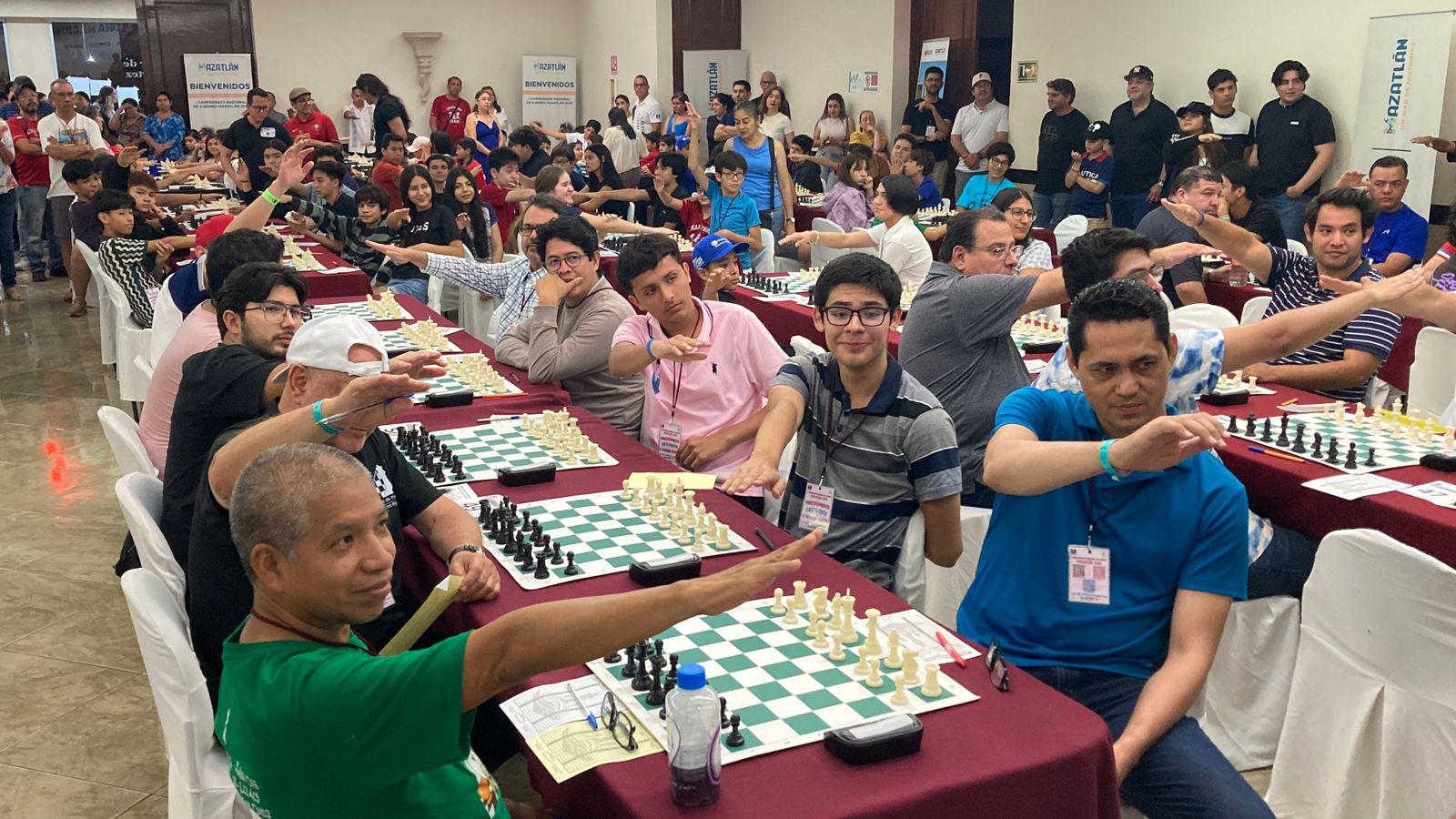 $!Mueven piezas en Nacional de Ajedrez Mazatlán 2025