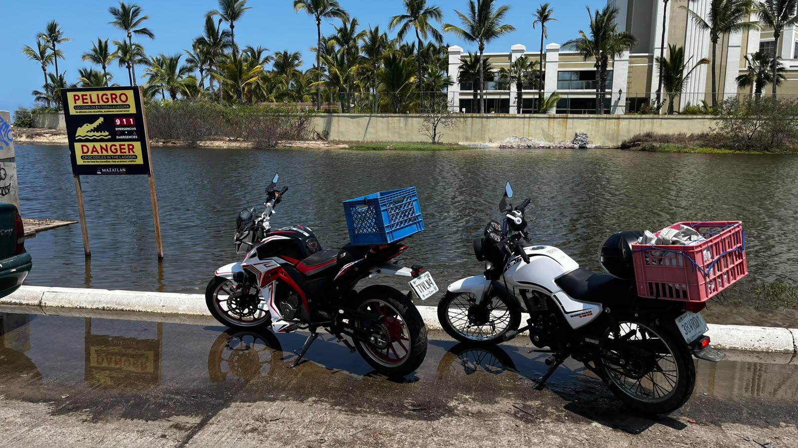 $!Por mar de fondo, playas de Mazatlán se quedan con poco espacio de arena