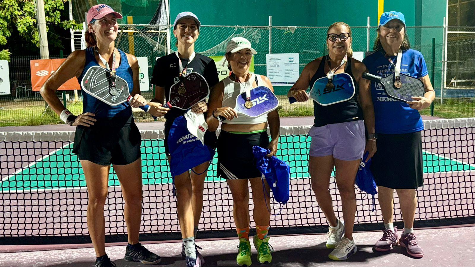 $!Se bañan de oro los ganadores del Selectivo Sinaloa de Pickleball