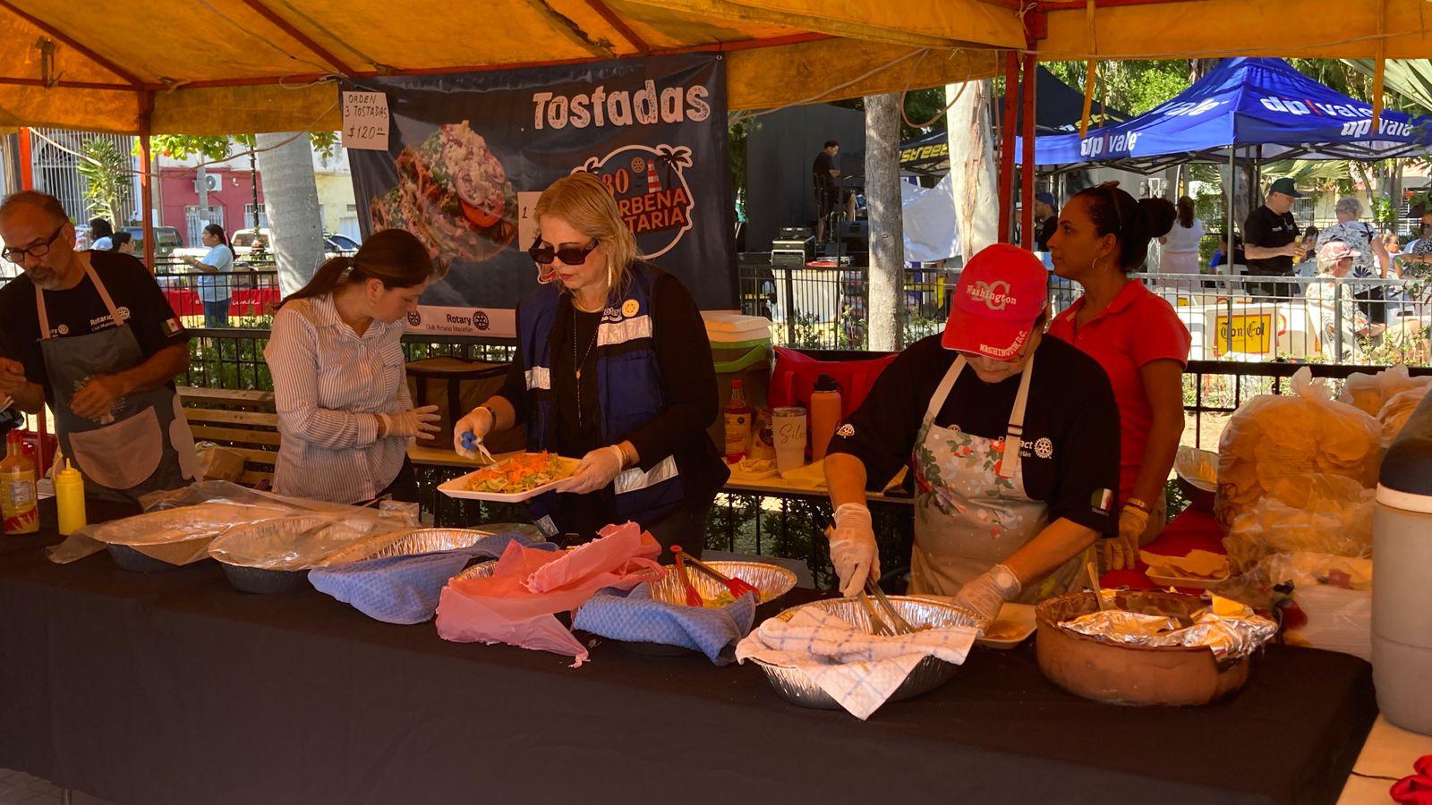 $!El buen sabor engalana la tradicional Verbena Gastronómica del Club Rotario Mazatlán