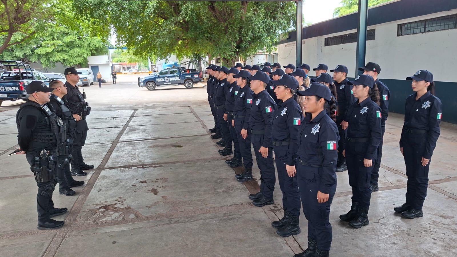 $!SSYPC de Ahome integra 25 nuevos policías y alista remesa de otros 25 para fin de año
