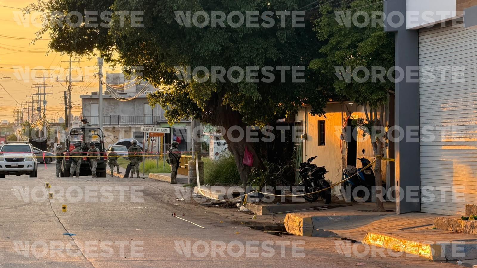 $!Matan a un hombre a balazos y lesionan a una mujer, en la colonia Francisco I. Madero, en Mazatlán
