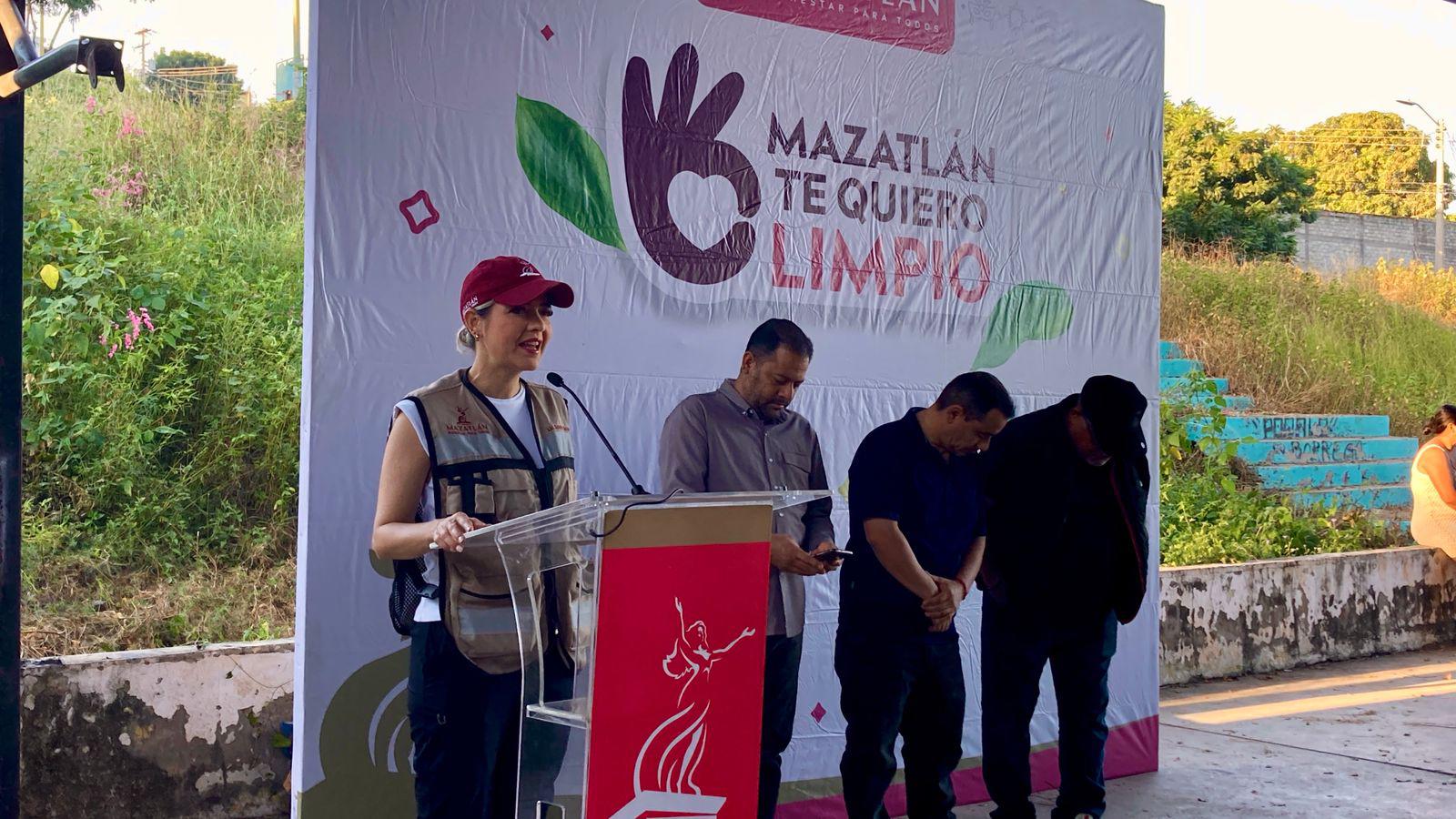 $!Programa ‘Mazatlán te quiero limpio’ llega a Parque Lomas del Ébano y Gobierno buscará el rescate del espacio