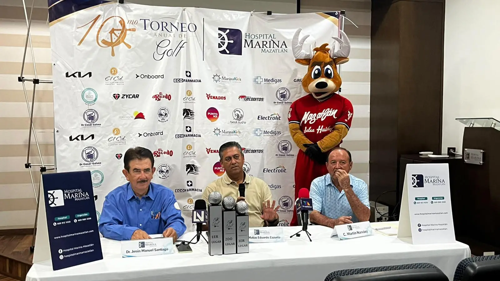 $!Anuncian Torneo de Golf Hospital Marina Mazatlán