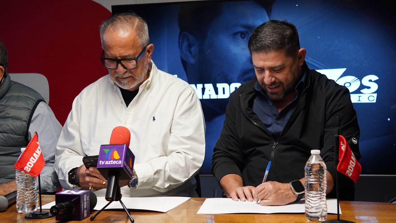 $!Venados y MS durante la firma del convenio