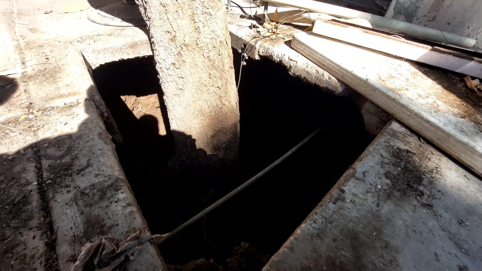 $!En Culiacán, socavón descubre túnel debajo de casas de la Colonia Juntas del Humaya