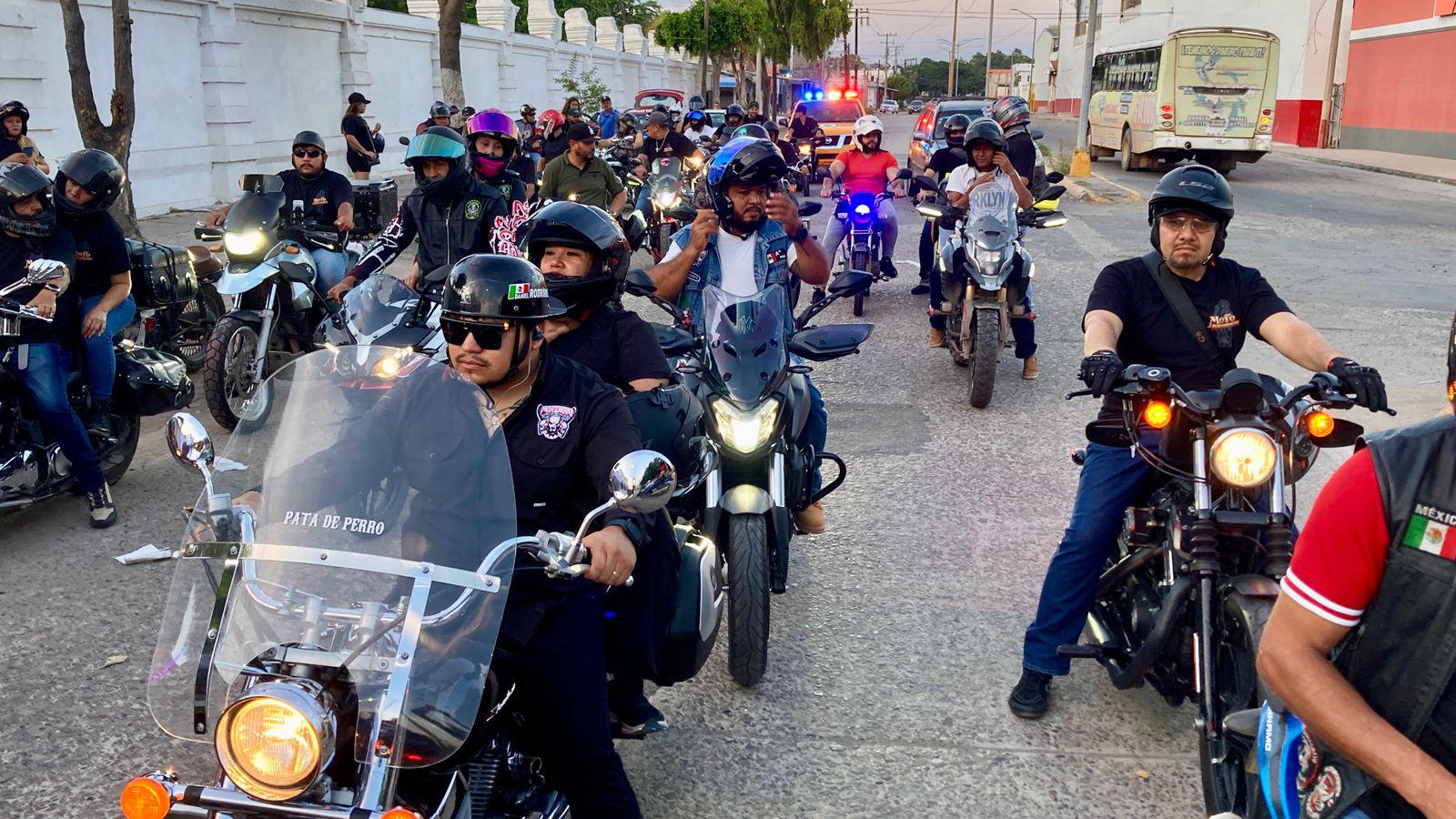$!‘Bikers’ celebran peregrinación en honor a San Judas Tadeo en Mazatlán