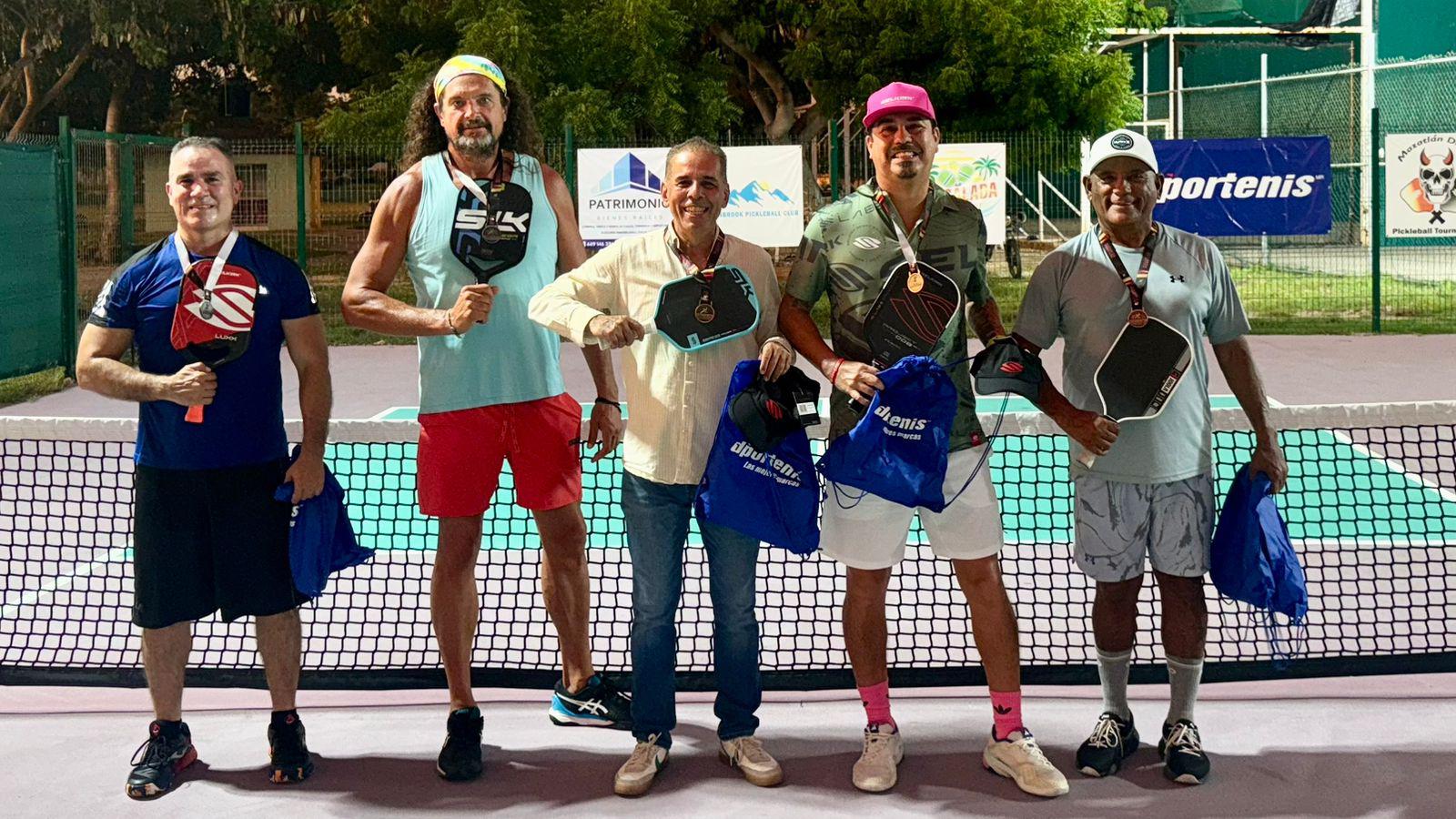 $!Se bañan de oro los ganadores del Selectivo Sinaloa de Pickleball
