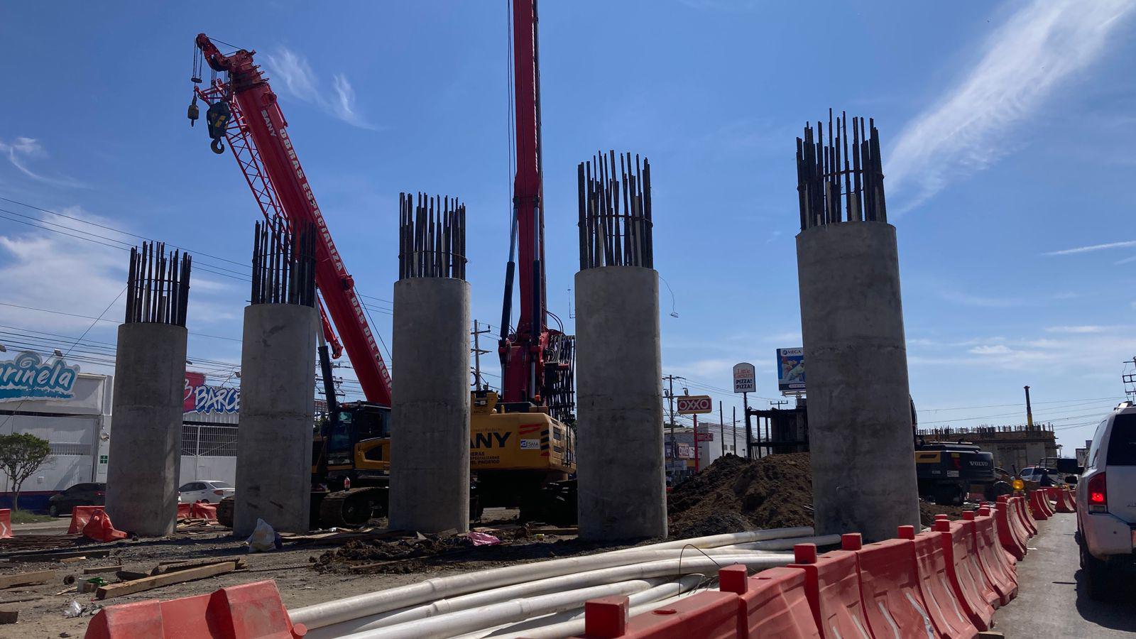 $!Tras casi 70 días de su inicio, obra del paso superior vehicular México 15 y Pérez Escobosa muestra gran avance