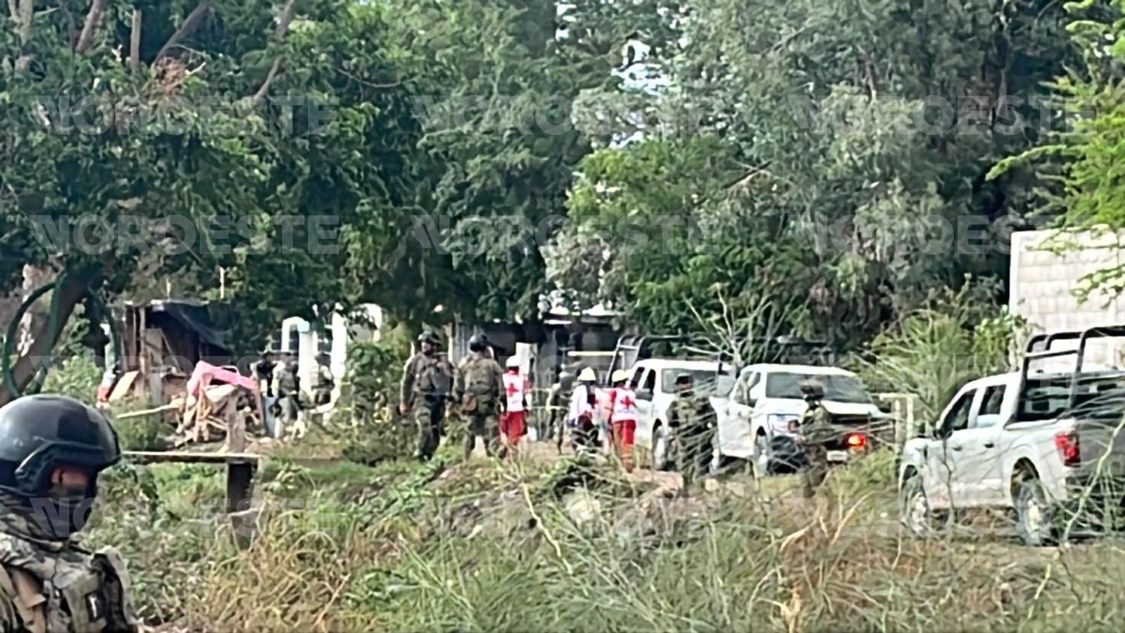 $!Enfrentamiento deja un presunto agresor abatido y un efectivo naval herido en Culiacán