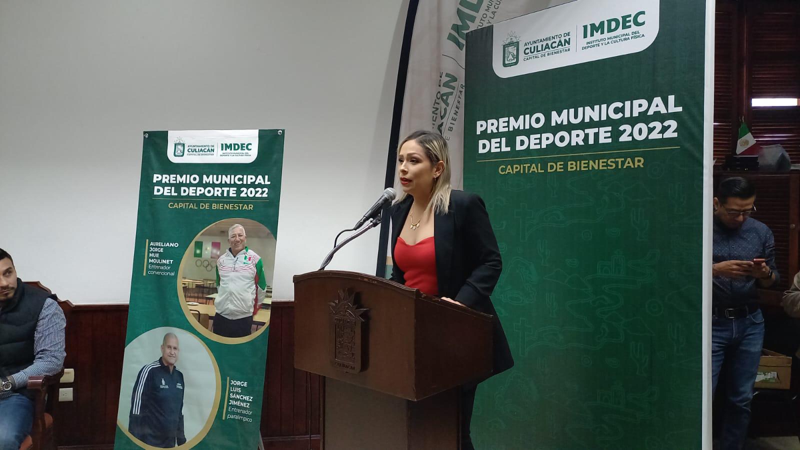 $!Gaxiola y García reciben el Premio Municipal del Deporte, en Culiacán
