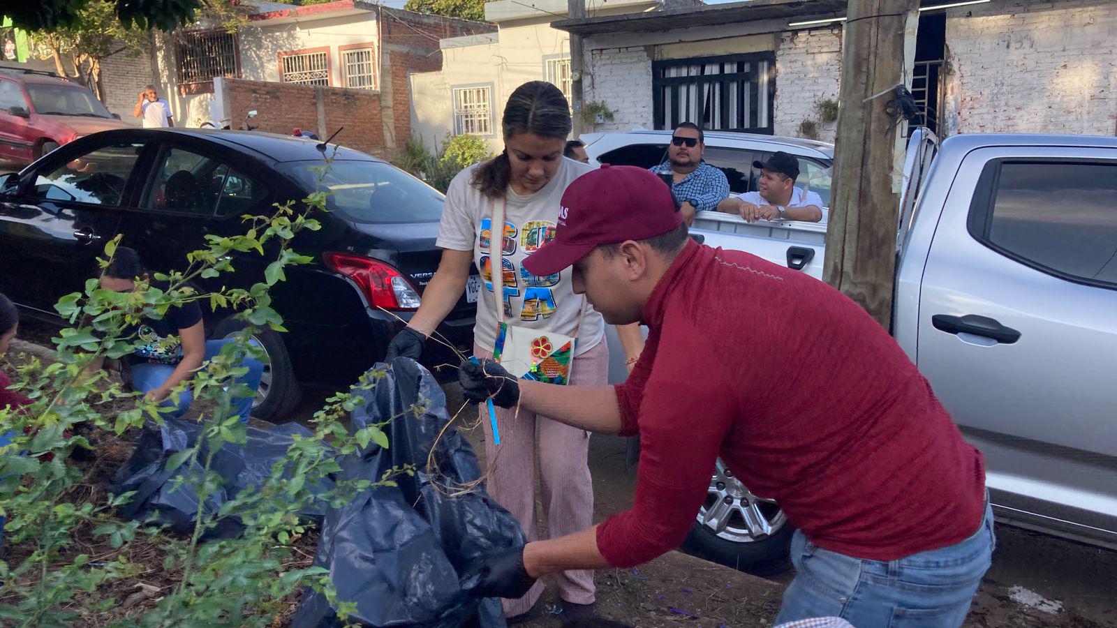 $!Programa ‘Mazatlán te quiero limpio’ llega a Parque Lomas del Ébano y Gobierno buscará el rescate del espacio