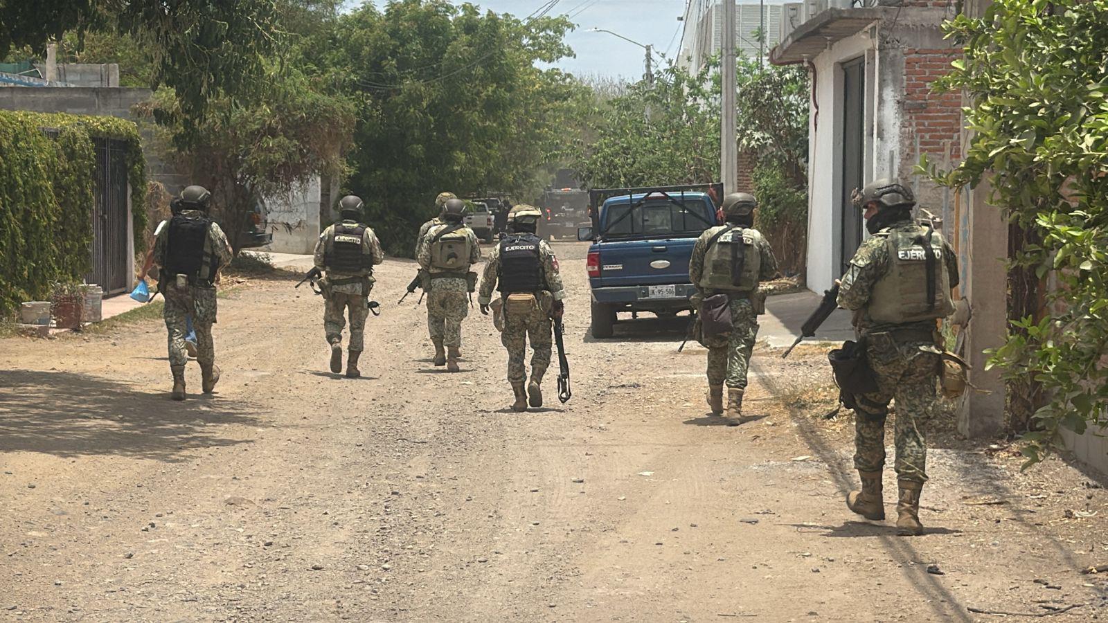 $!Dos heridos tras presunto enfrentamiento con el Ejército en Culiacán; se despliega operativo en sector nororiente