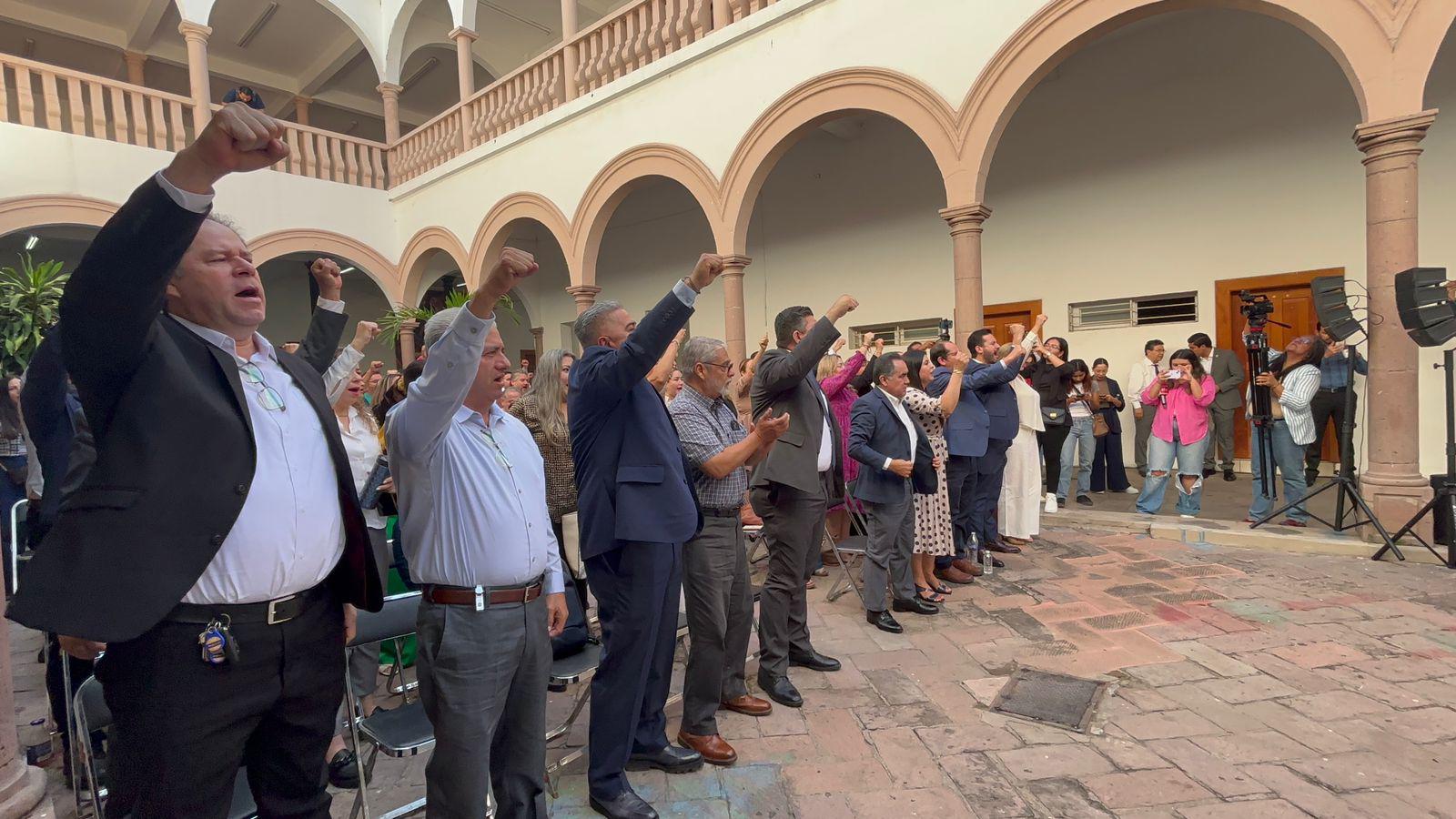 $!Celebra UAS 151 aniversario, señalando presuntos embates con Gobierno del Estado