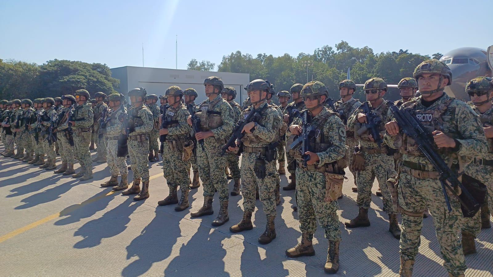 $!Arriban a Culiacán 180 efectivos de las Fuerzas Especiales para combatir la violencia