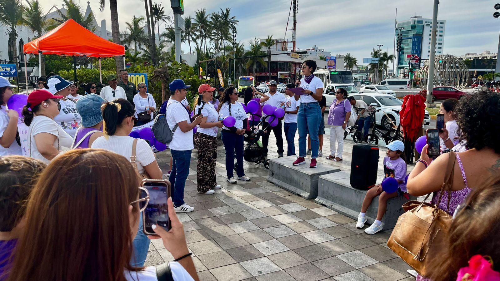 $!Marchan mazatlecos por los derechos de las personas con lupus